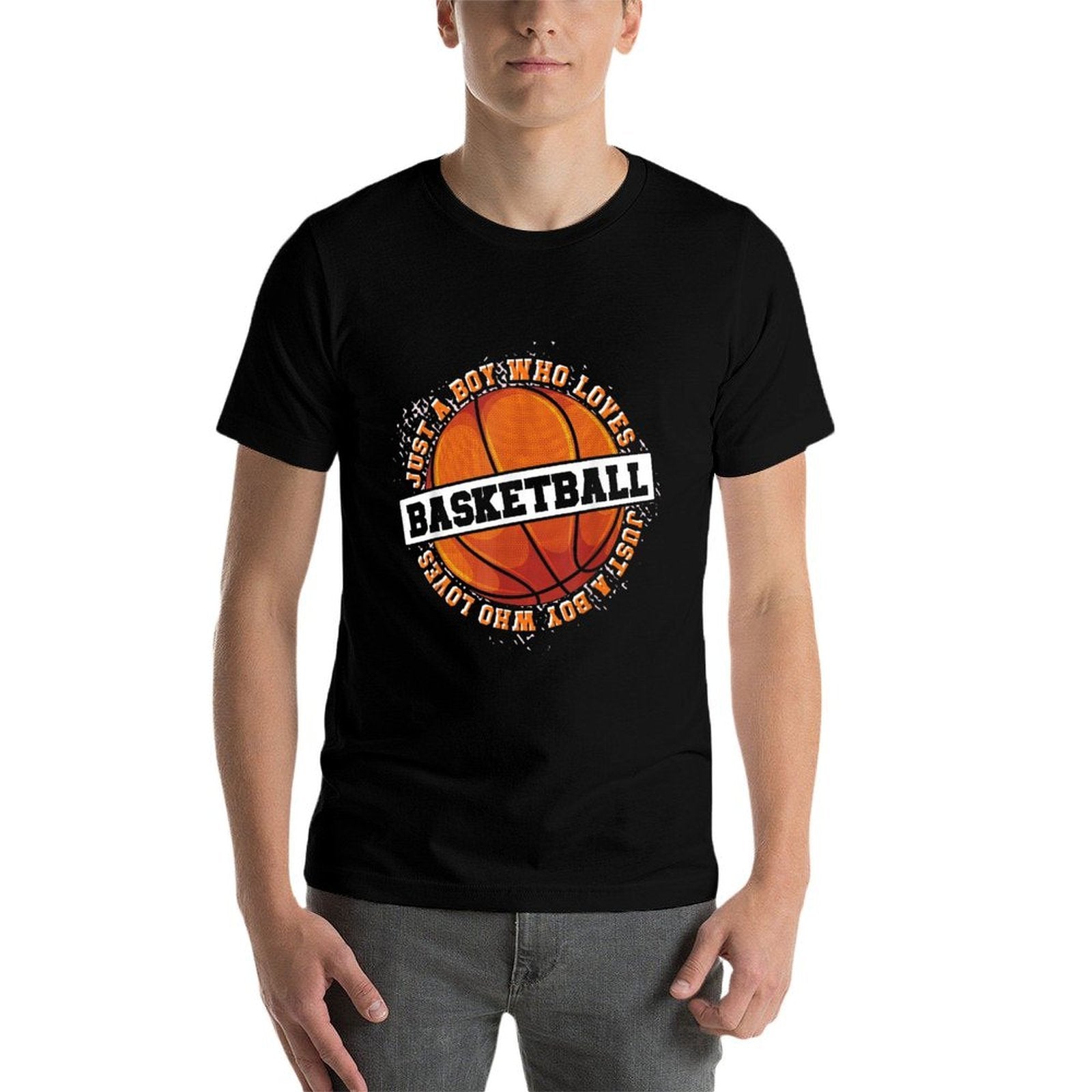 Basketball Fan Basketball Player Boys Sport Basketball  Relaxed-fit T-Shirt