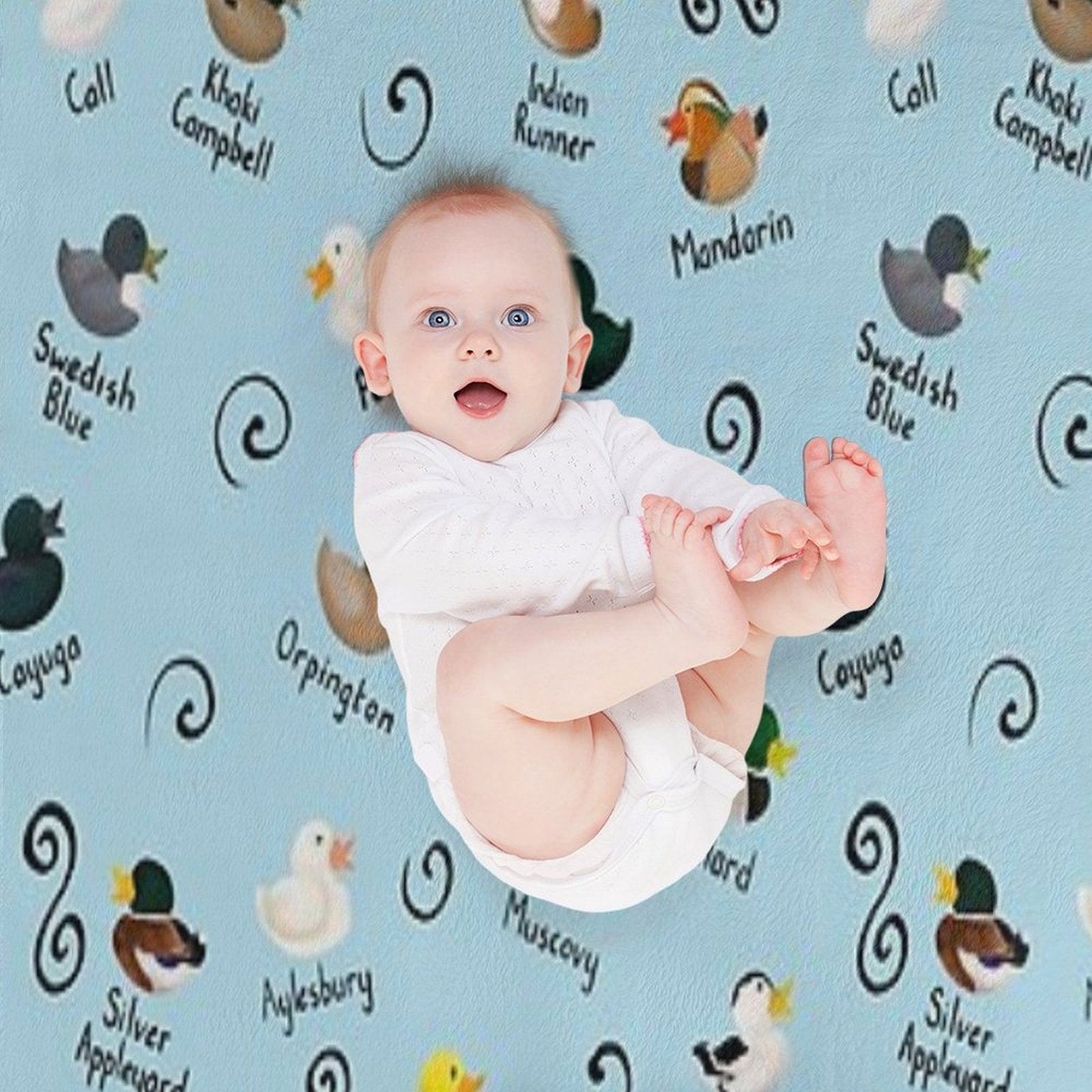 Ducks Ducks Ducks Versatility Throw Blanket