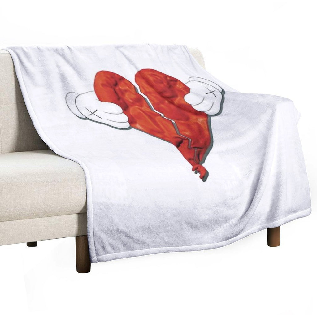 808s And Heartbreak Travel-friendly Throw Blanket