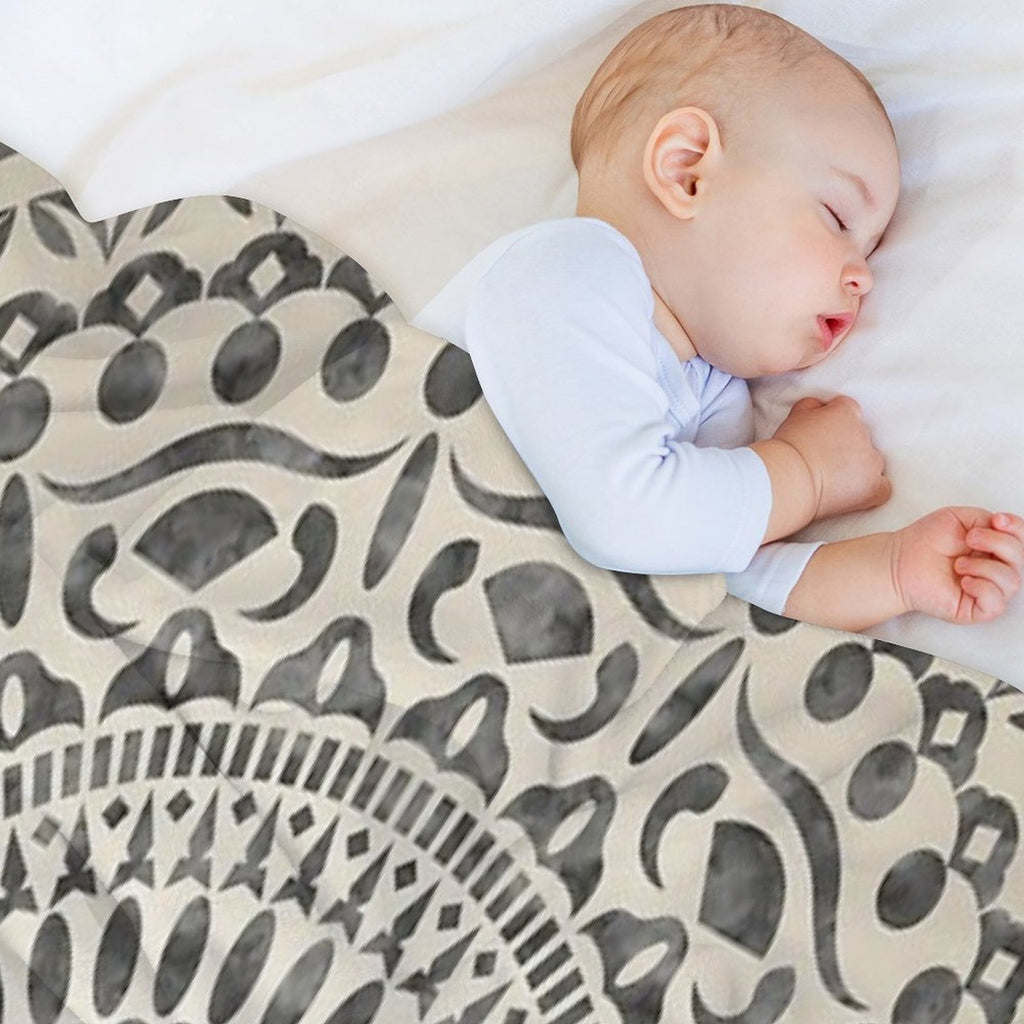 Watercolor Mandala Mandala5w Versatility Throw Blanket
