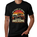50 Year Old Vintage Classic Car 1974 50th Birthday  Rolled Sleeves T-Shirt