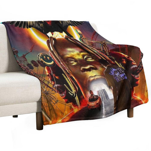 Astroworld Art Eco-conscious Throw Blanket
