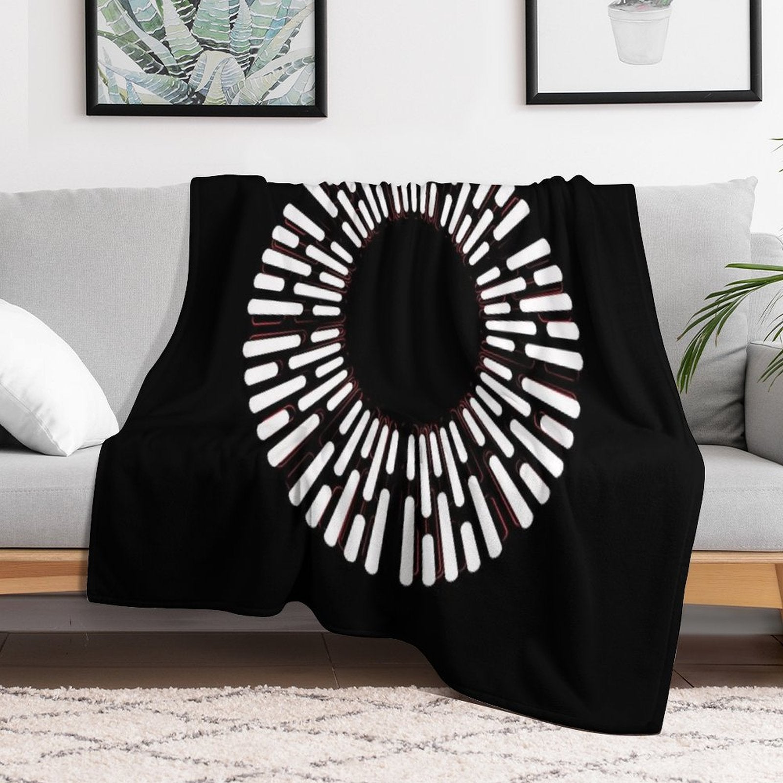 Death Star Lighting Compact Throw Blanket