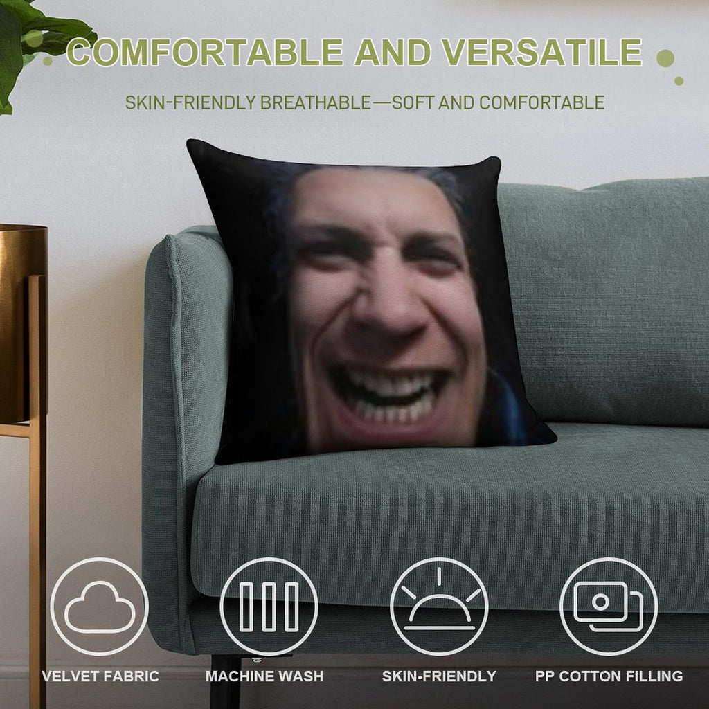 Cursed Vergil Soft Multiple Sizes Throw Pillow