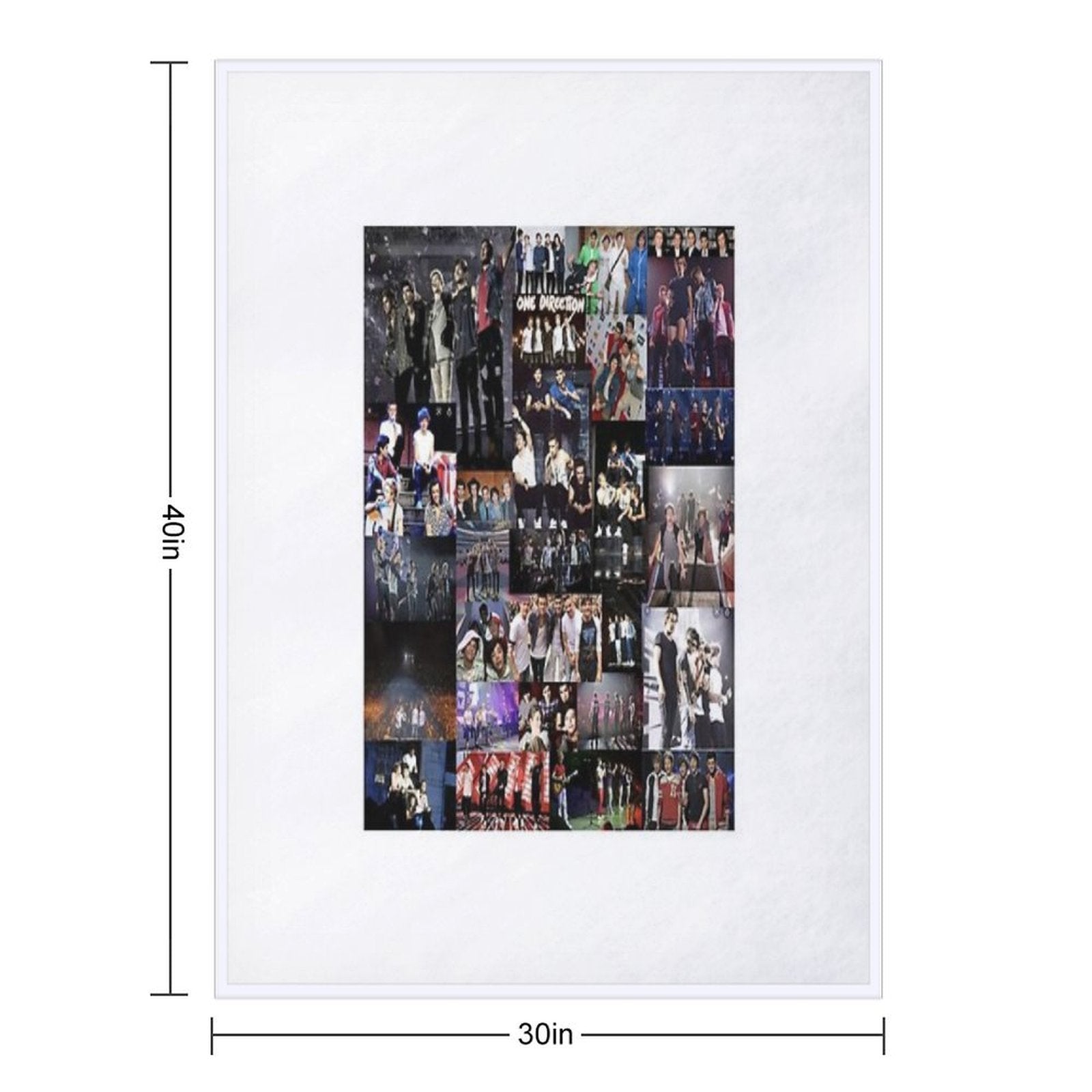 One Direction Travel-friendly Throw Blanket