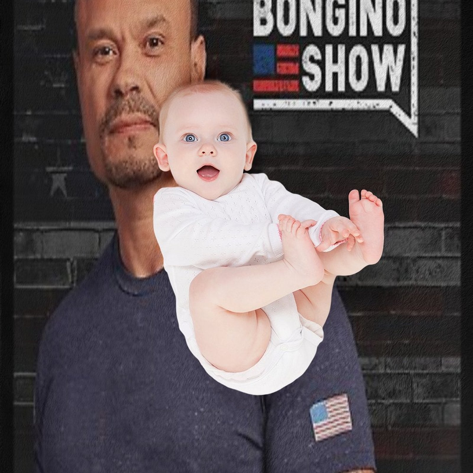 The Dan Bongino Show Easy Care Throw Blanket