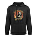 Vintage Racoon The Horrors Persist But So Do I Mental Health Casual Wear Hoodie