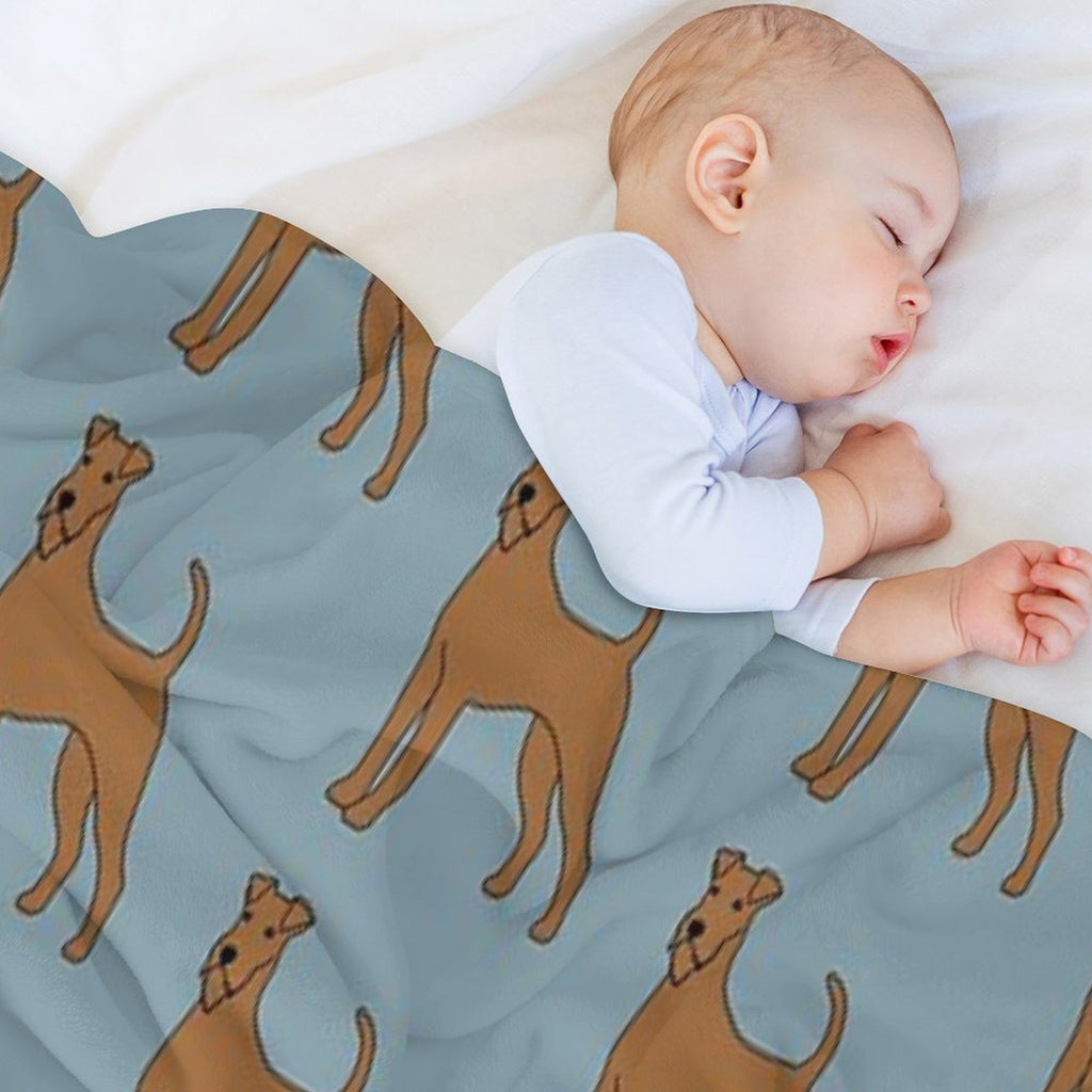 Irish Terrier Compact Throw Blanket