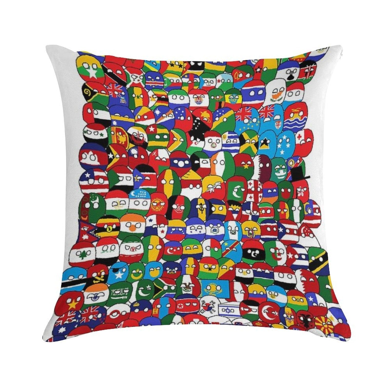 Countryball Soft Warmth Comfort Throw Pillow
