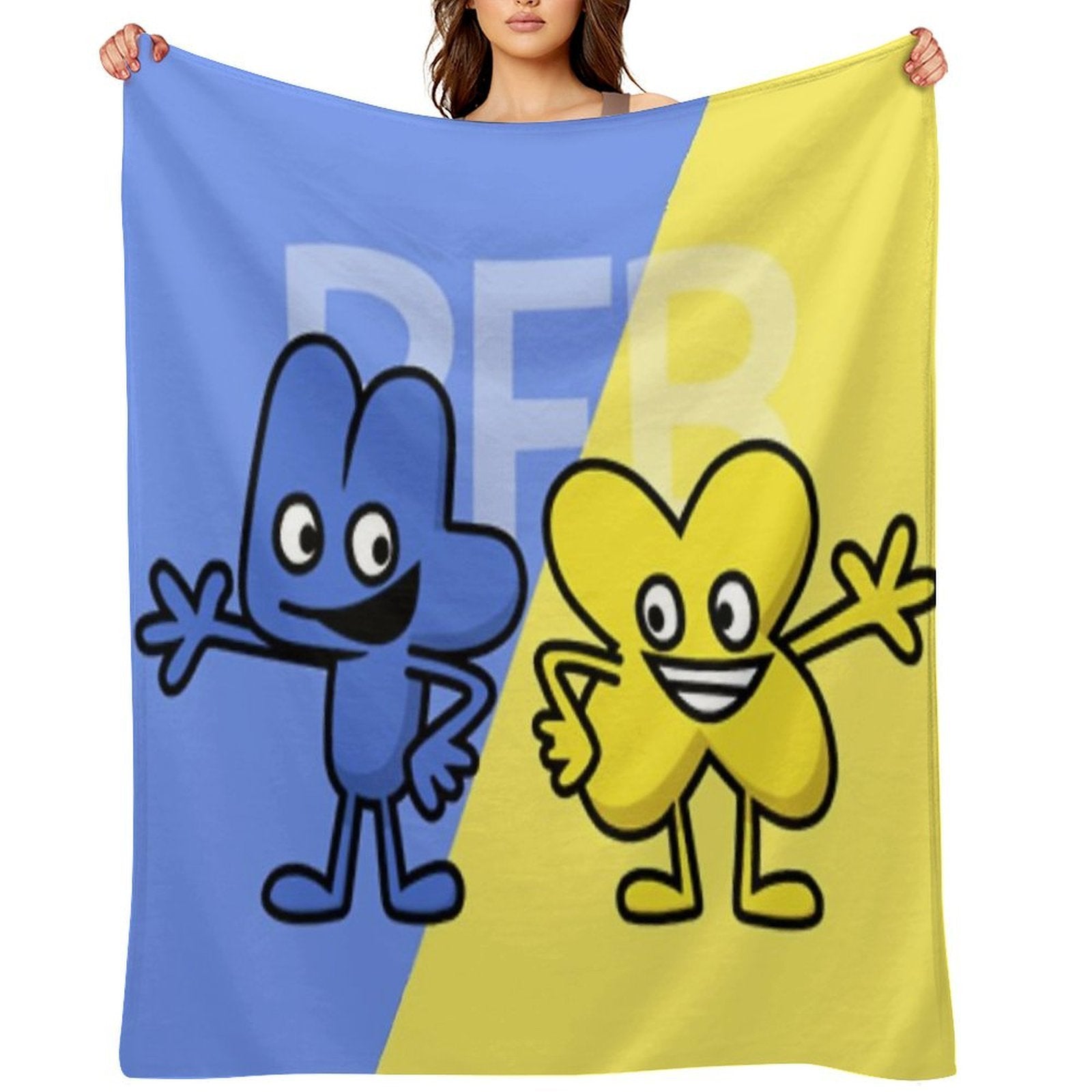 BFB 4 And X Design Lightweight Throw Blanket