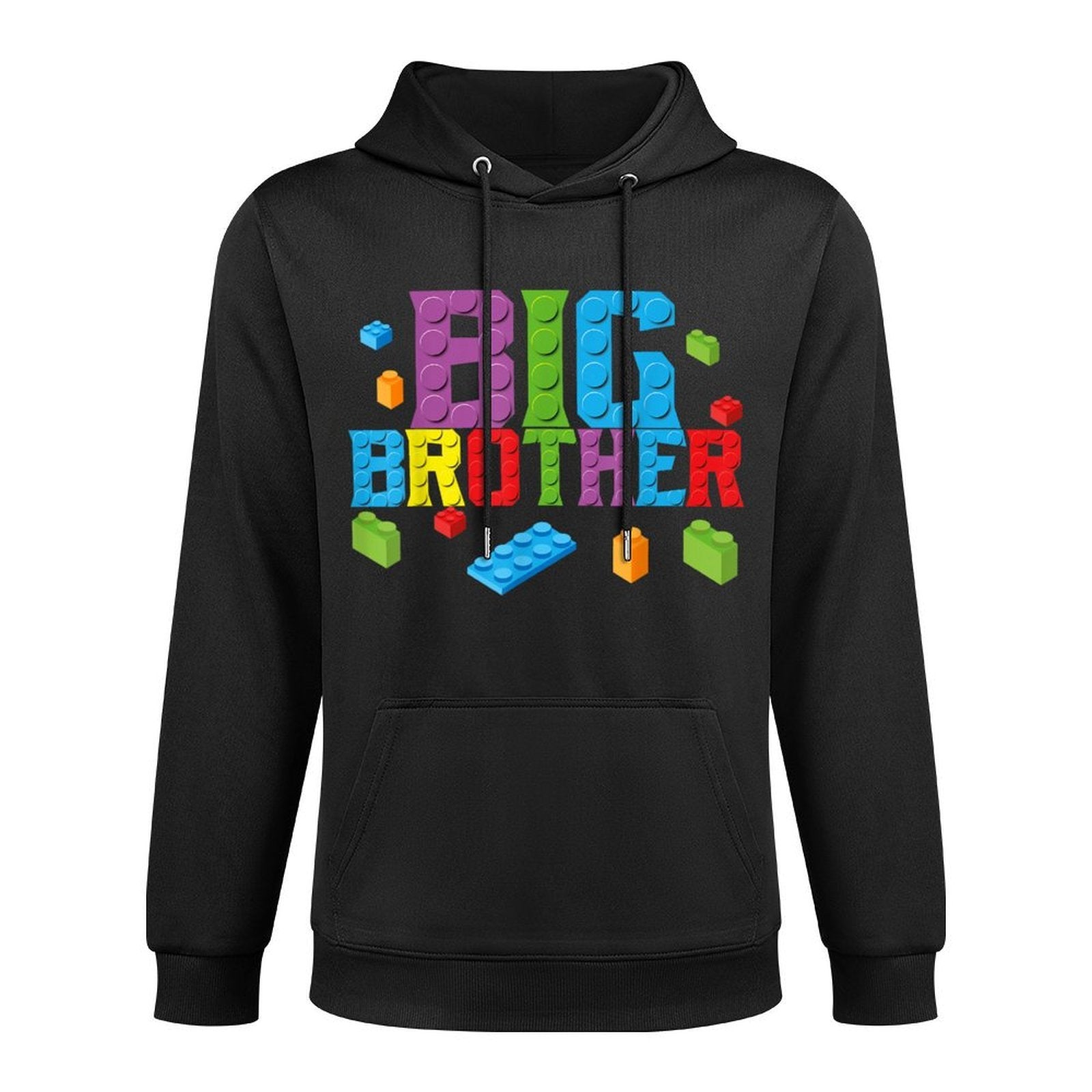 Big Brother Master Builder Building Bricks Blocks Family Set Shrink-Resistant Hoodie