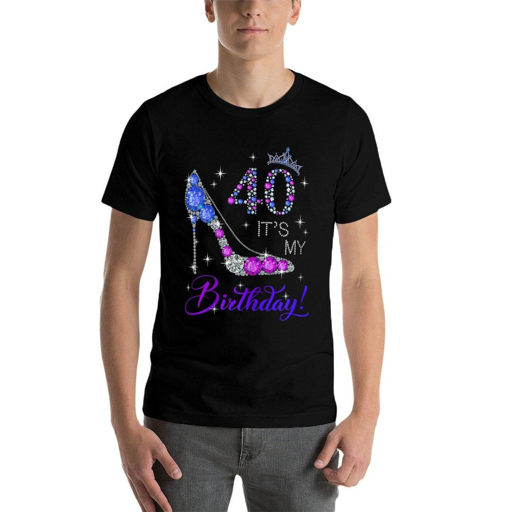 40 Years Old It's My Birthday for Women 40th Birthday  Vintage-inspired T-Shirt