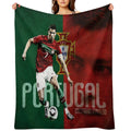 Art Cristiano Ronaldo All-season Throw Blanket
