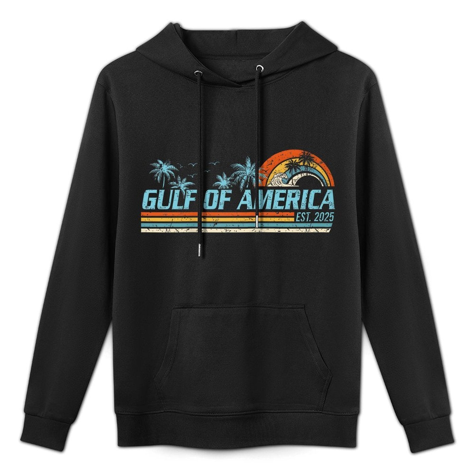 Gulf of US America Shirt Retro Golf of US America Shirt Raglan Baseball All-Day Comfort Hoodie