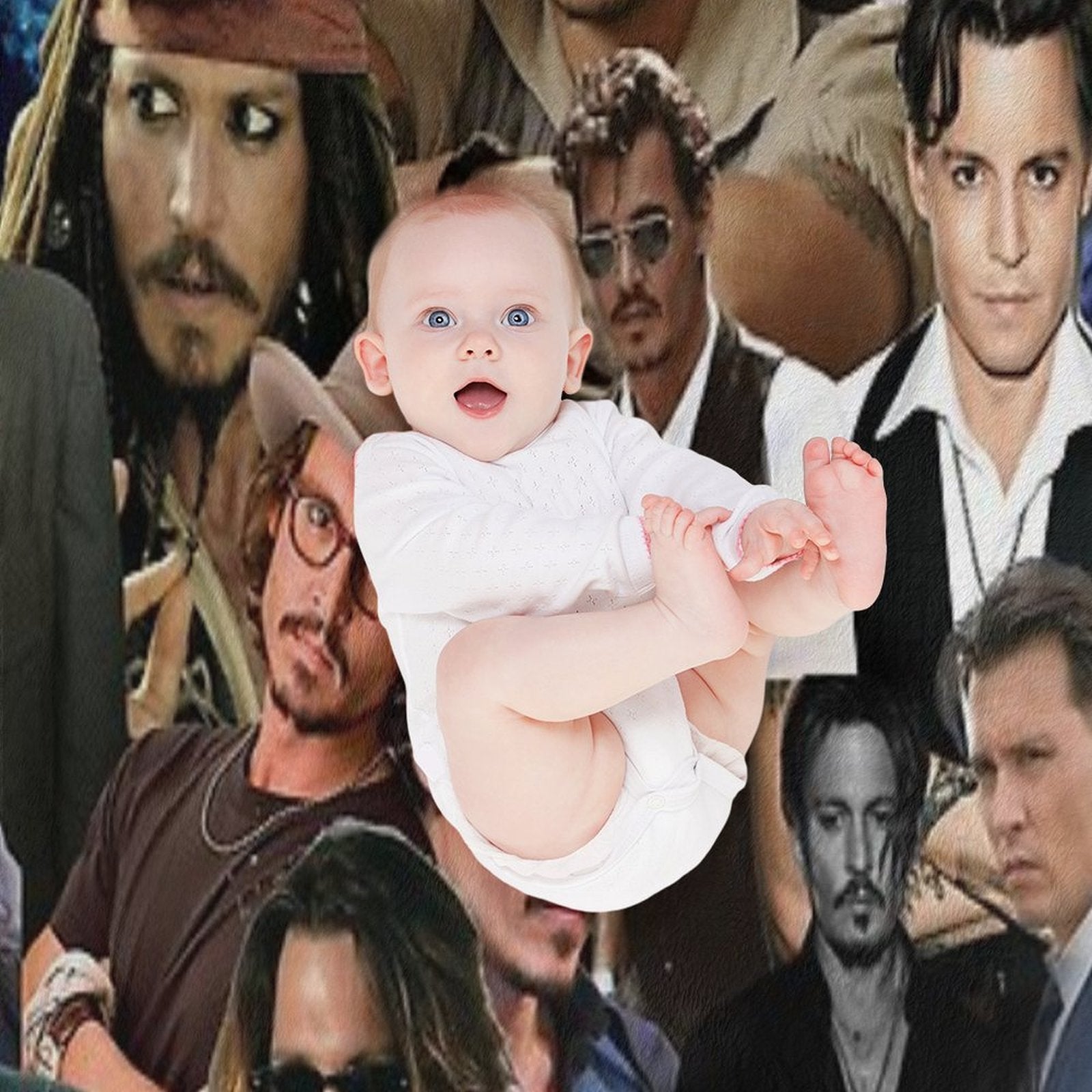 Johhny Depp Versatility Throw Blanket