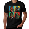 Star Wars Chewbacca Colorful Panel Portrait  Stretchy T-Shirt