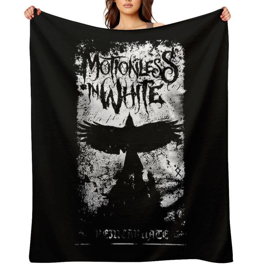 Motionless in White Vintage Travel-friendly Throw Blanket