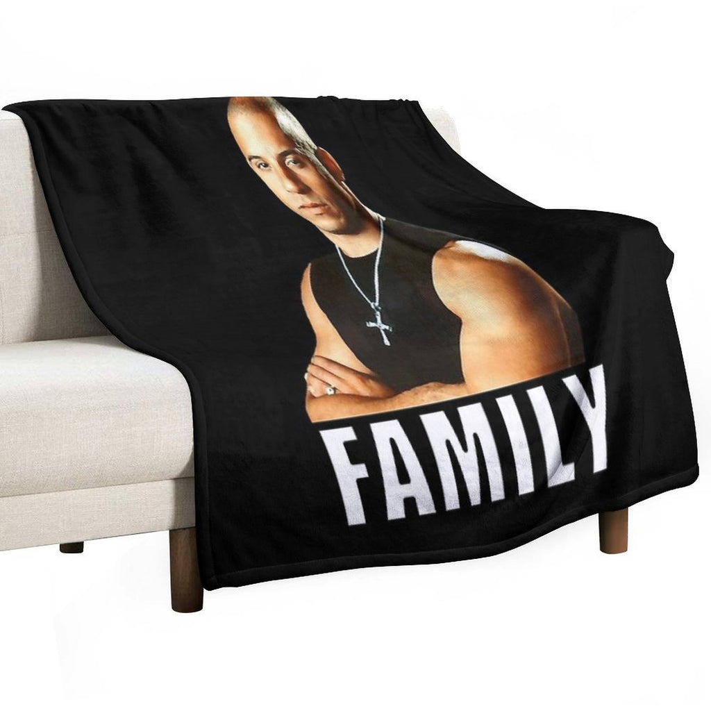 Dom Toretto Funny Man Anti-pilling Throw Blanket