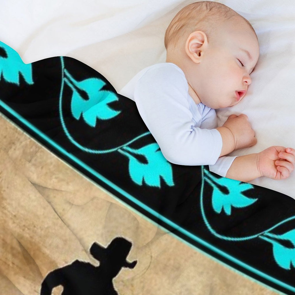 BARREL RACING HORSE, BARREL RACING GIFTS FOR HER Sustainable Throw Blanket