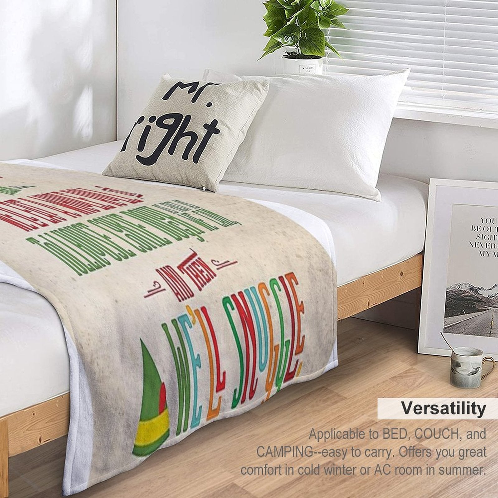 Buddy The Elf  And Then. Lightweight Throw Blanket