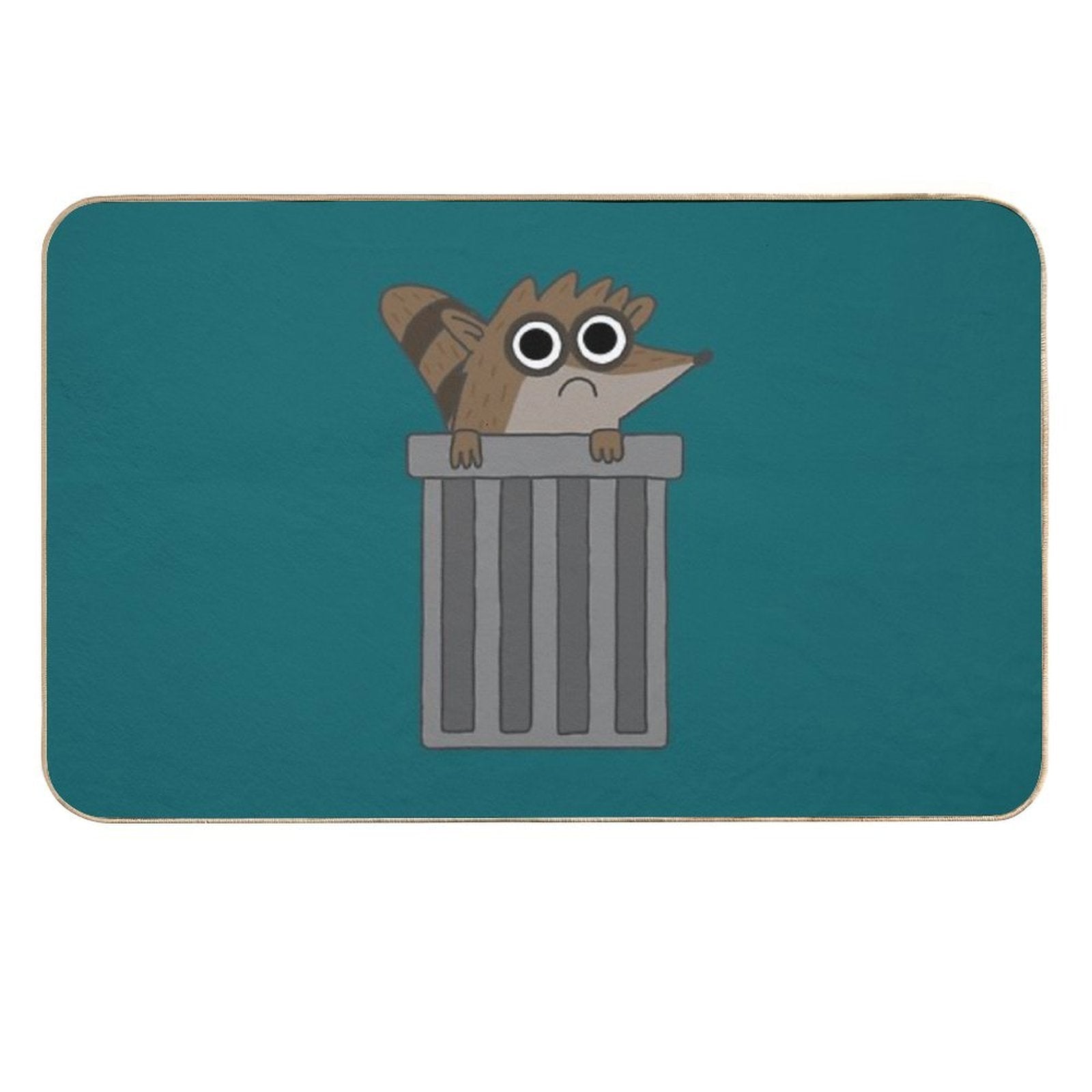 Rigby from Regular Show  Anti-Trip Bath Mat