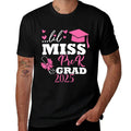 Kids Little Miss Pre-K Grad Preschool Prek Graduation 2025  High-quality Stitching T-Shirt