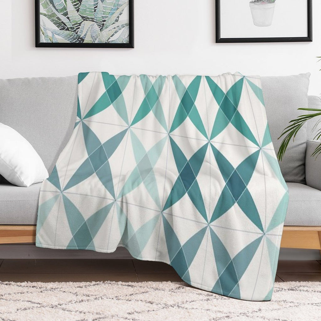 Vector Pattern V3 Quick-dry Throw Blanket