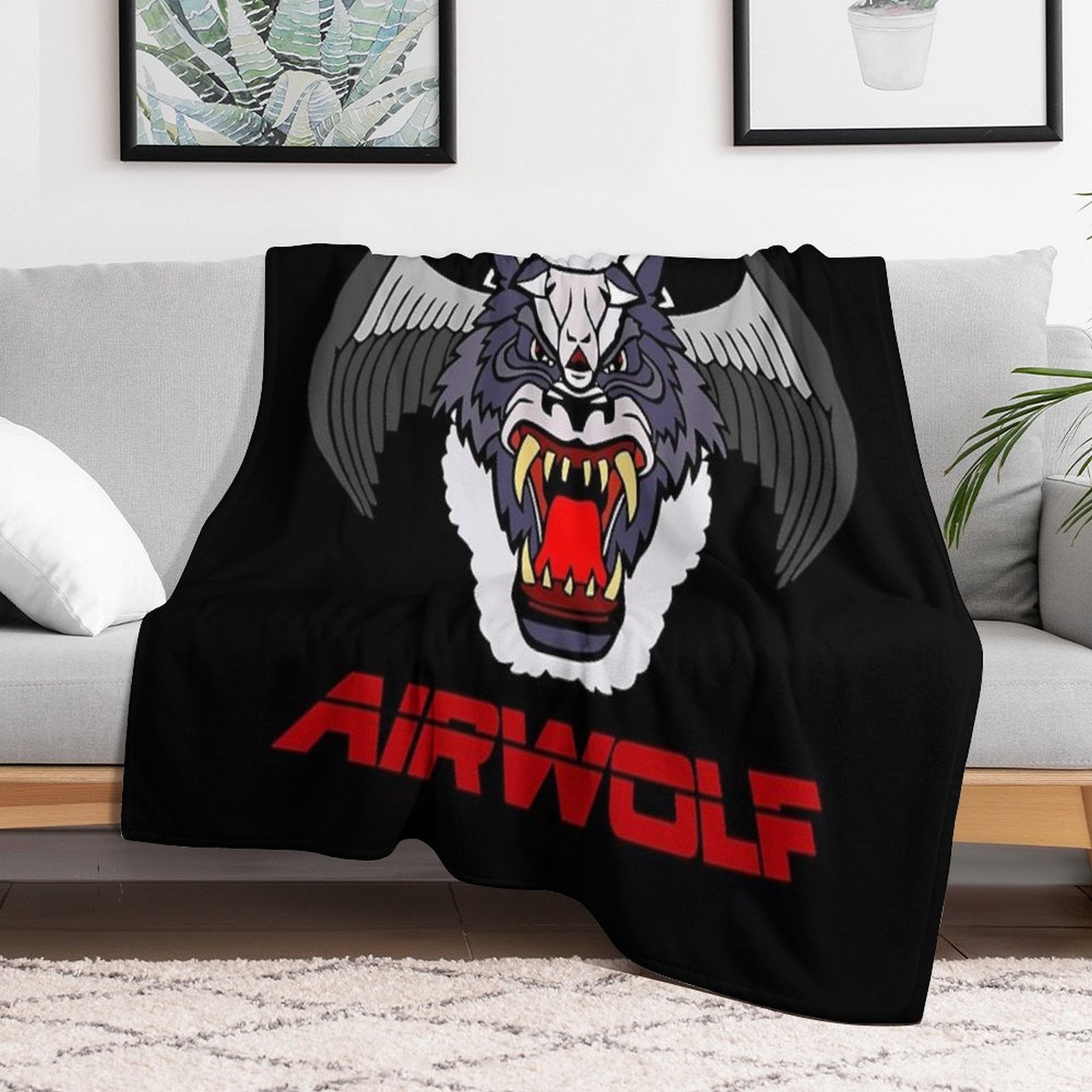 Airwolf Lightweight Throw Blanket