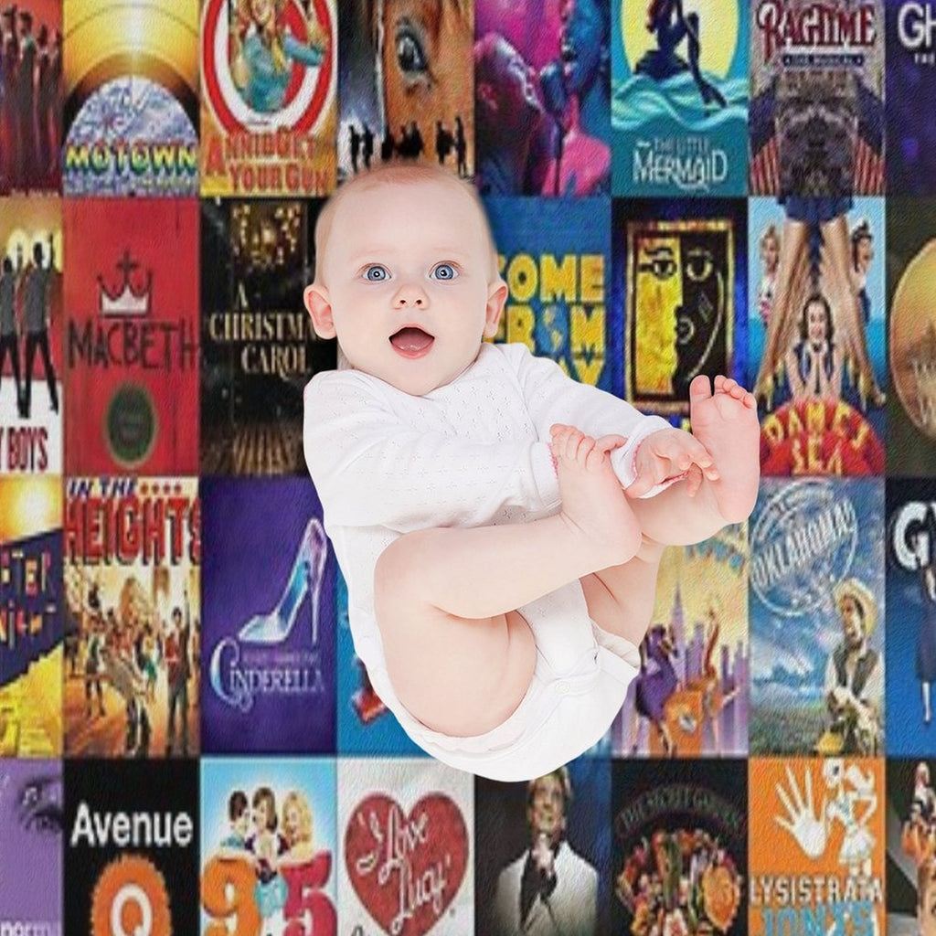 Broadway Theater Plush Throw Blanket