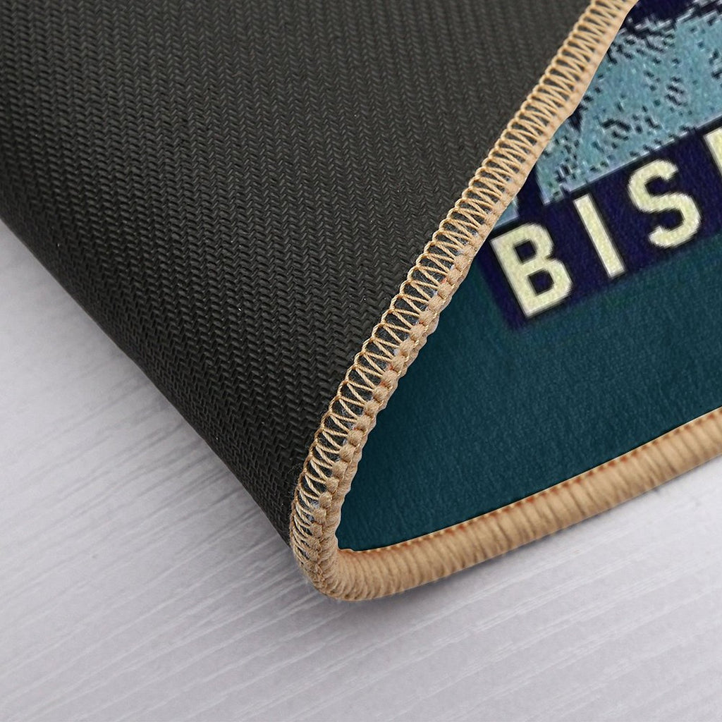 Otto Von Bismarck  Fade-Resistant Bath Mat