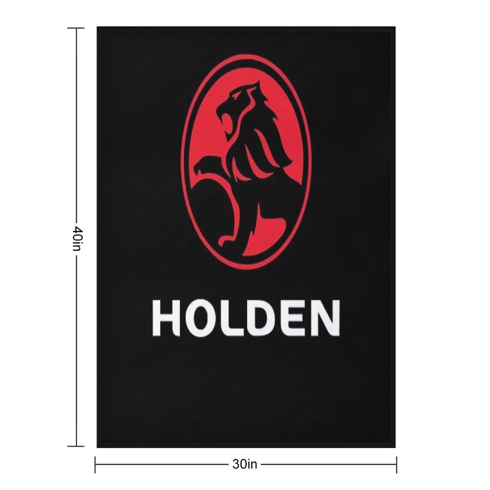 BEST SELLER - Holden-logo Merchandise Essential Easy Care Throw Blanket