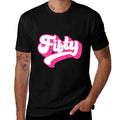 Fifty, 50 Years Old For Women For Her 50th Birthday  Ribbed Collar T-Shirt