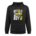Kids Birthday Boy 6 Years Race Car 6th Birthday Racing Car Moisture-Wicking Hoodie