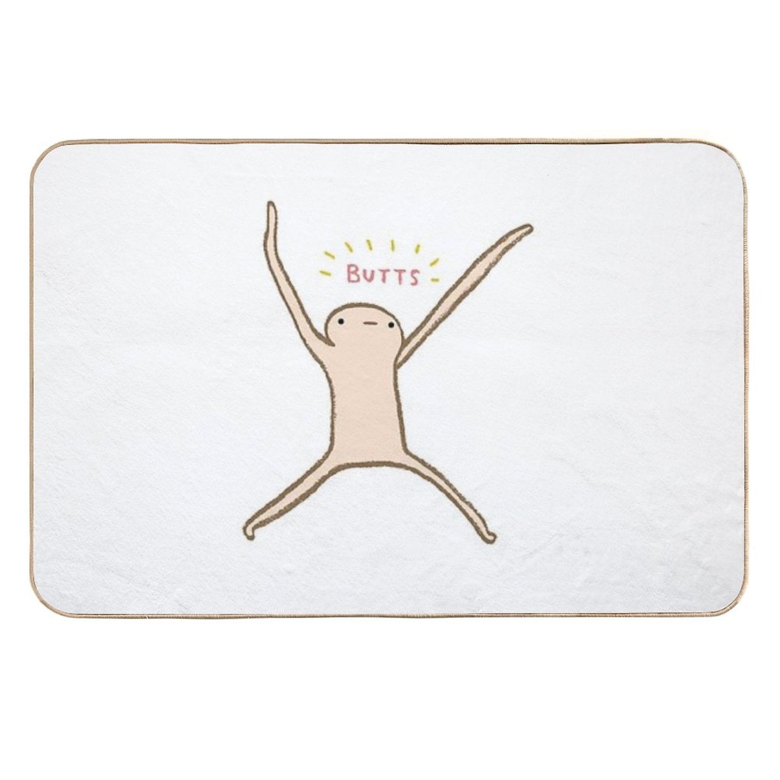 Honest Blob - Butts  High-Traffic Bath Mat