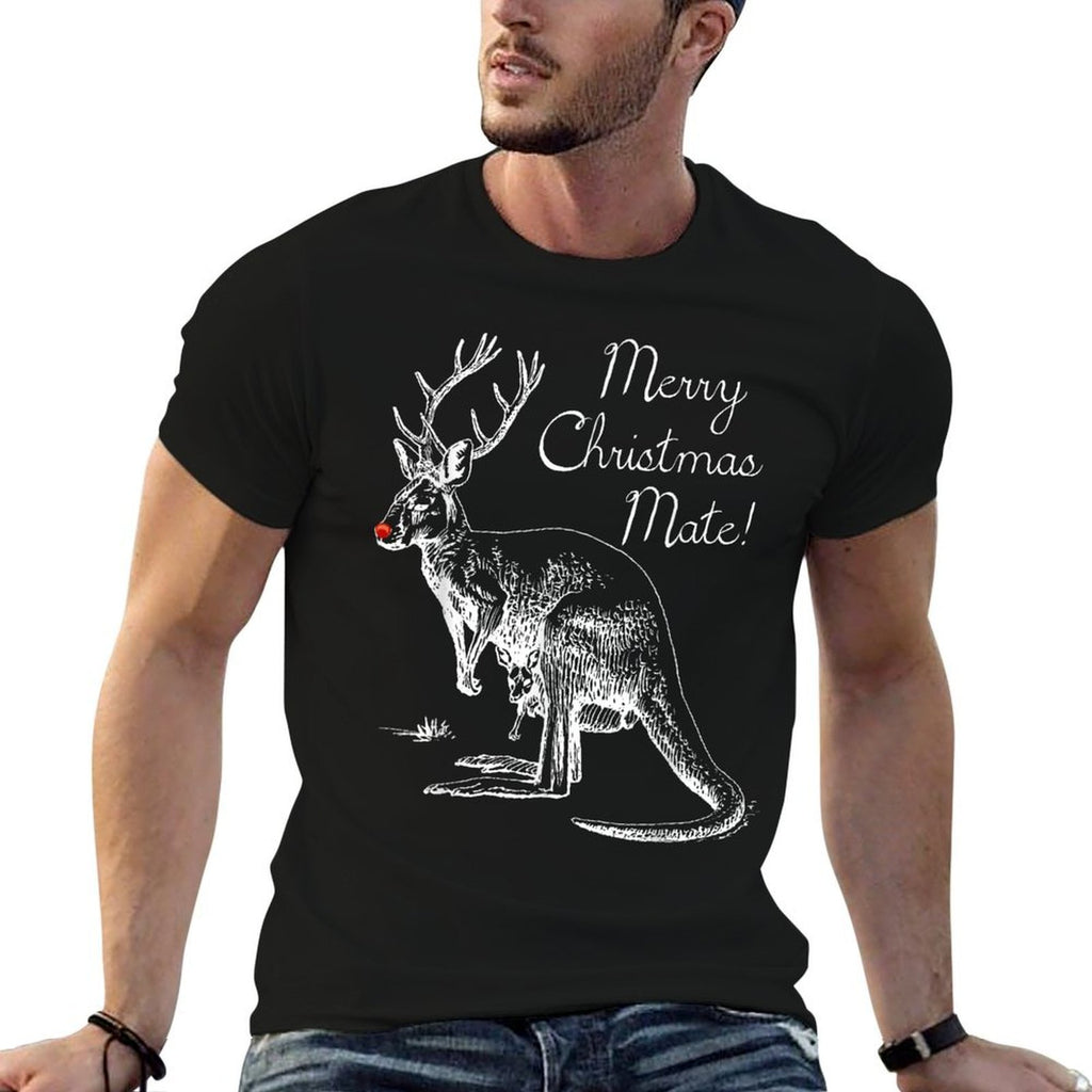 Australia Christmas - Merry Christmas Mate  Cotton T-Shirt