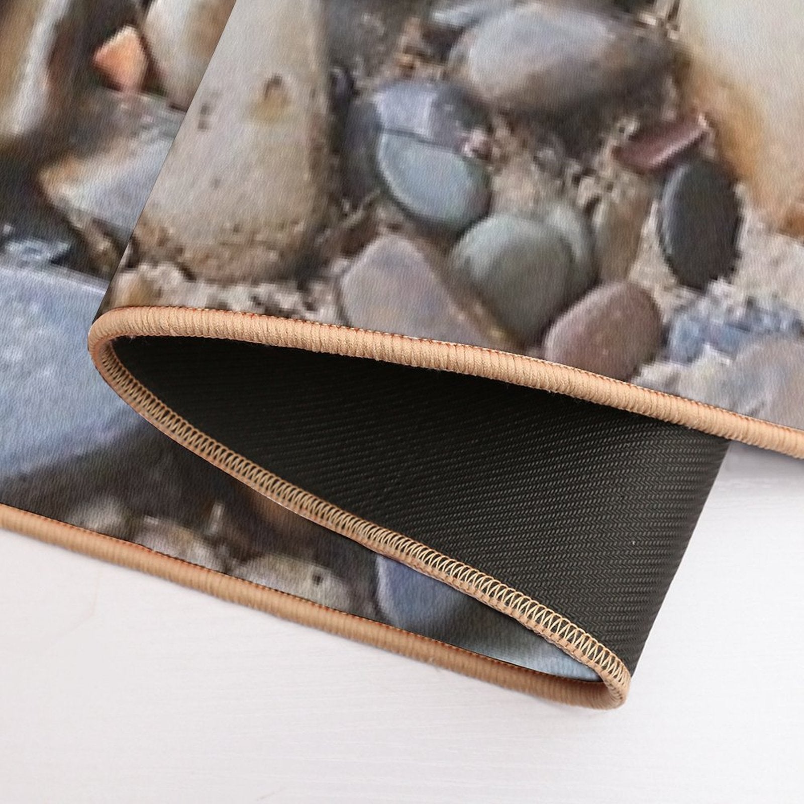 Beach Pebbles  High-Traffic Bath Mat