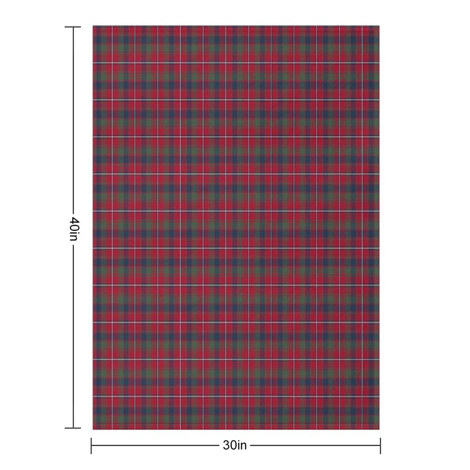 Clan Robertson Tartan Anti-pilling Throw Blanket