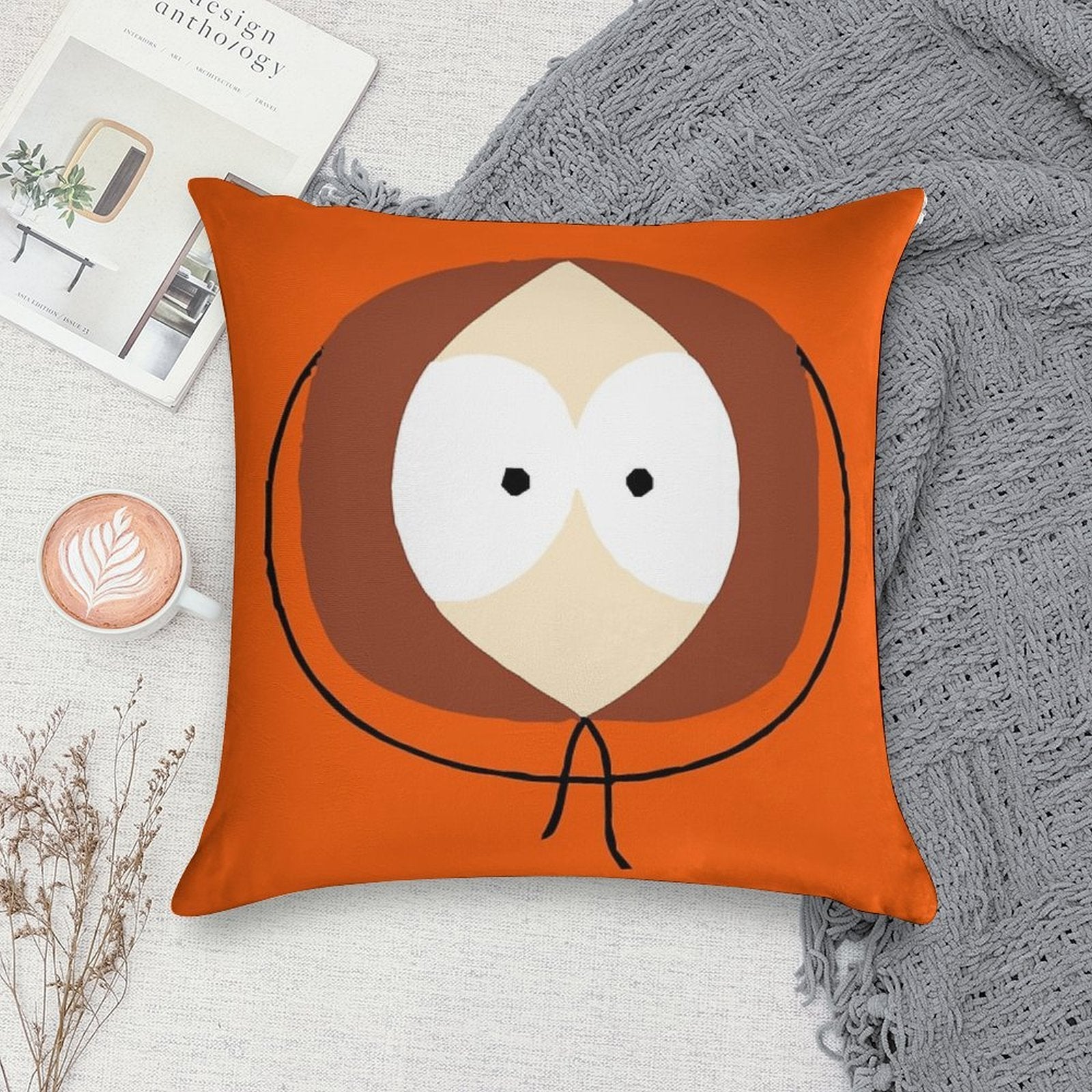 South Park - KENNY Soft Decorative Cover Throw Pillow