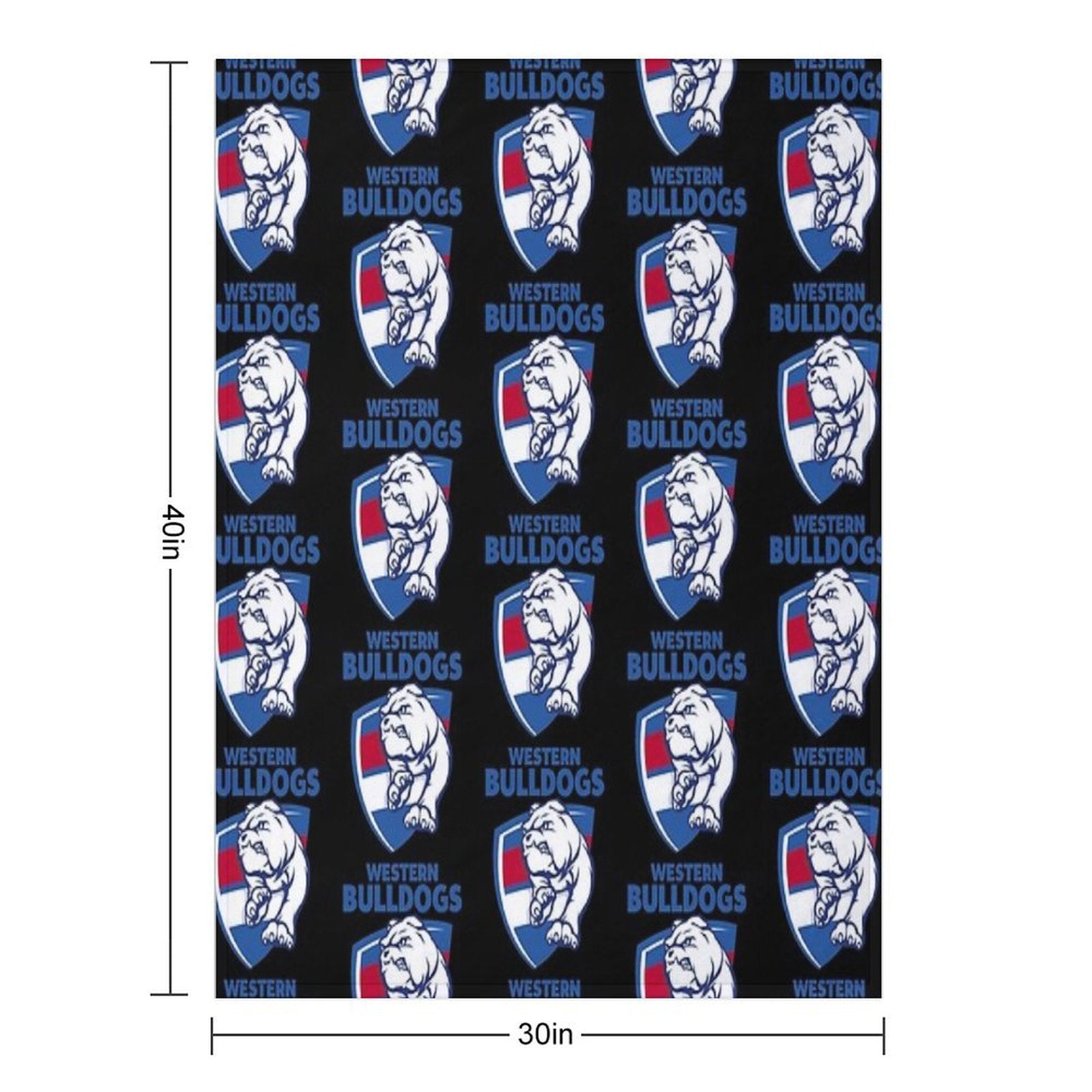 Bulldogs-western Machine-washable Throw Blanket