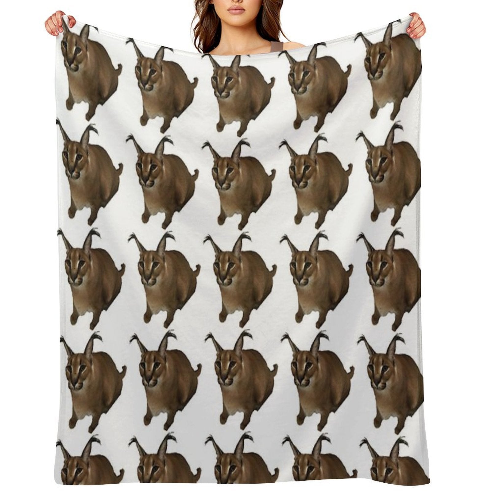 Floppa Gift-ready Throw Blanket