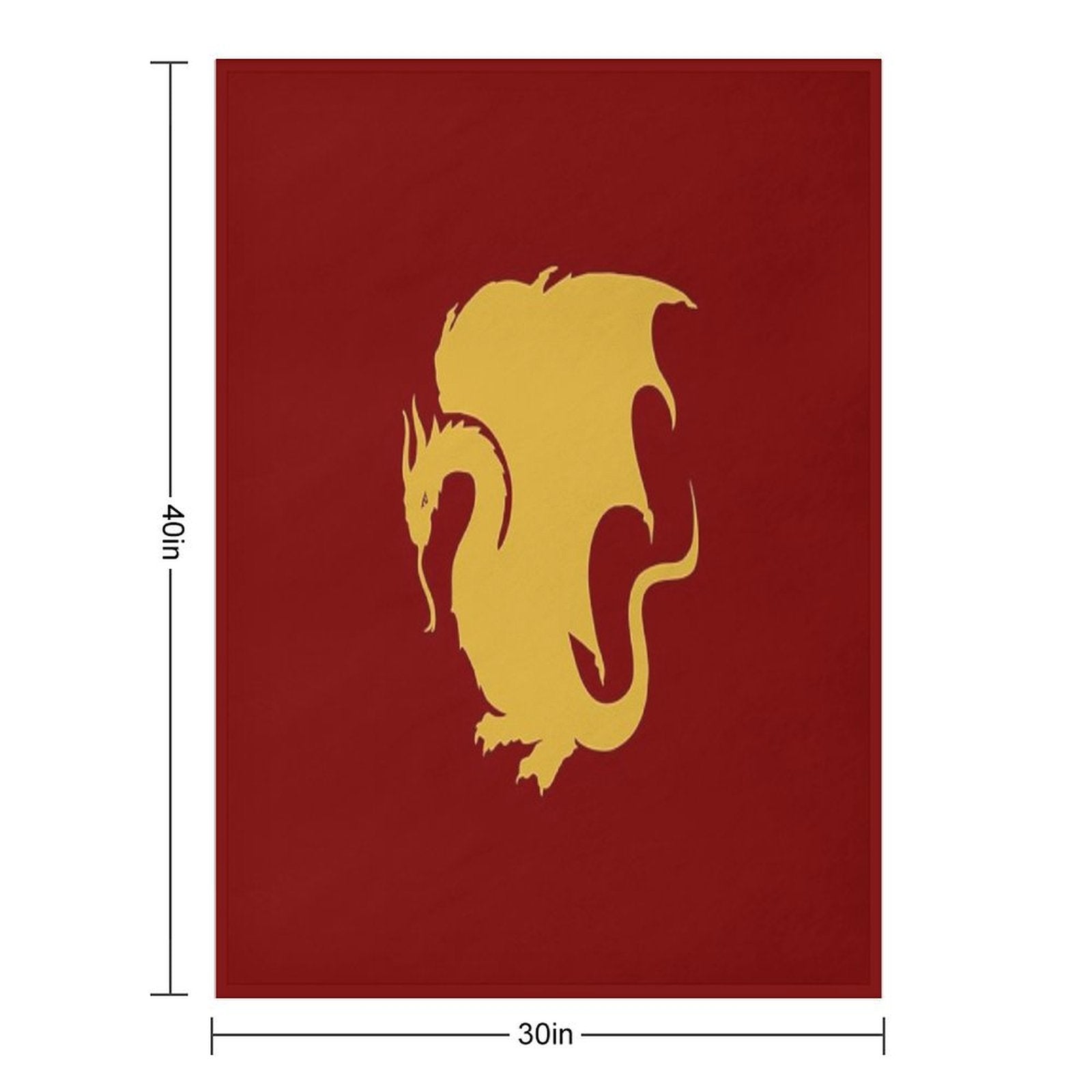 Arthur's Dragon Wrinkle-free Throw Blanket