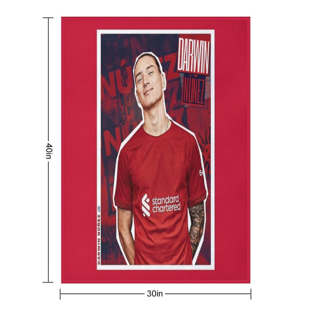 Darwin Nunez 27 Durable Throw Blanket