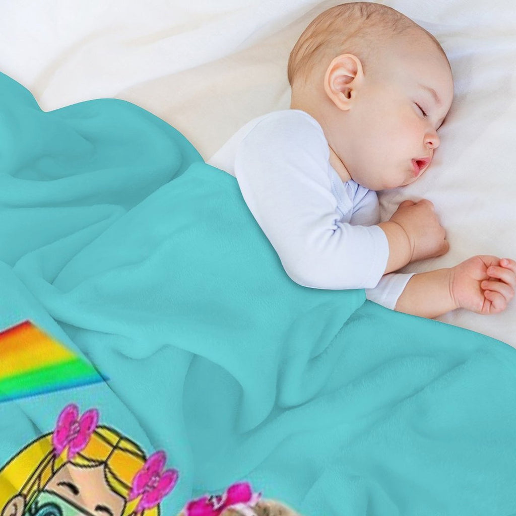 The Kids Diana And Roma Show Wrinkle-free Throw Blanket