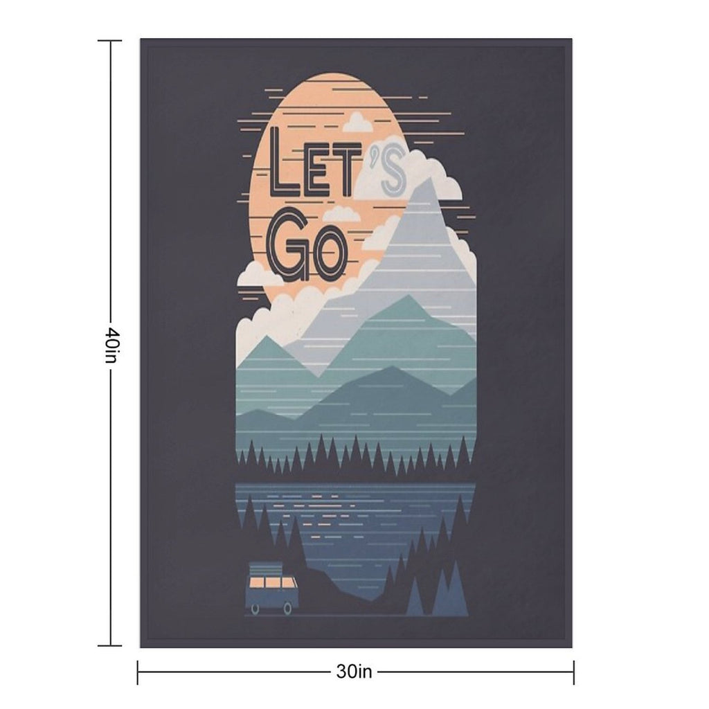 Let's Go Comfort Throw Blanket