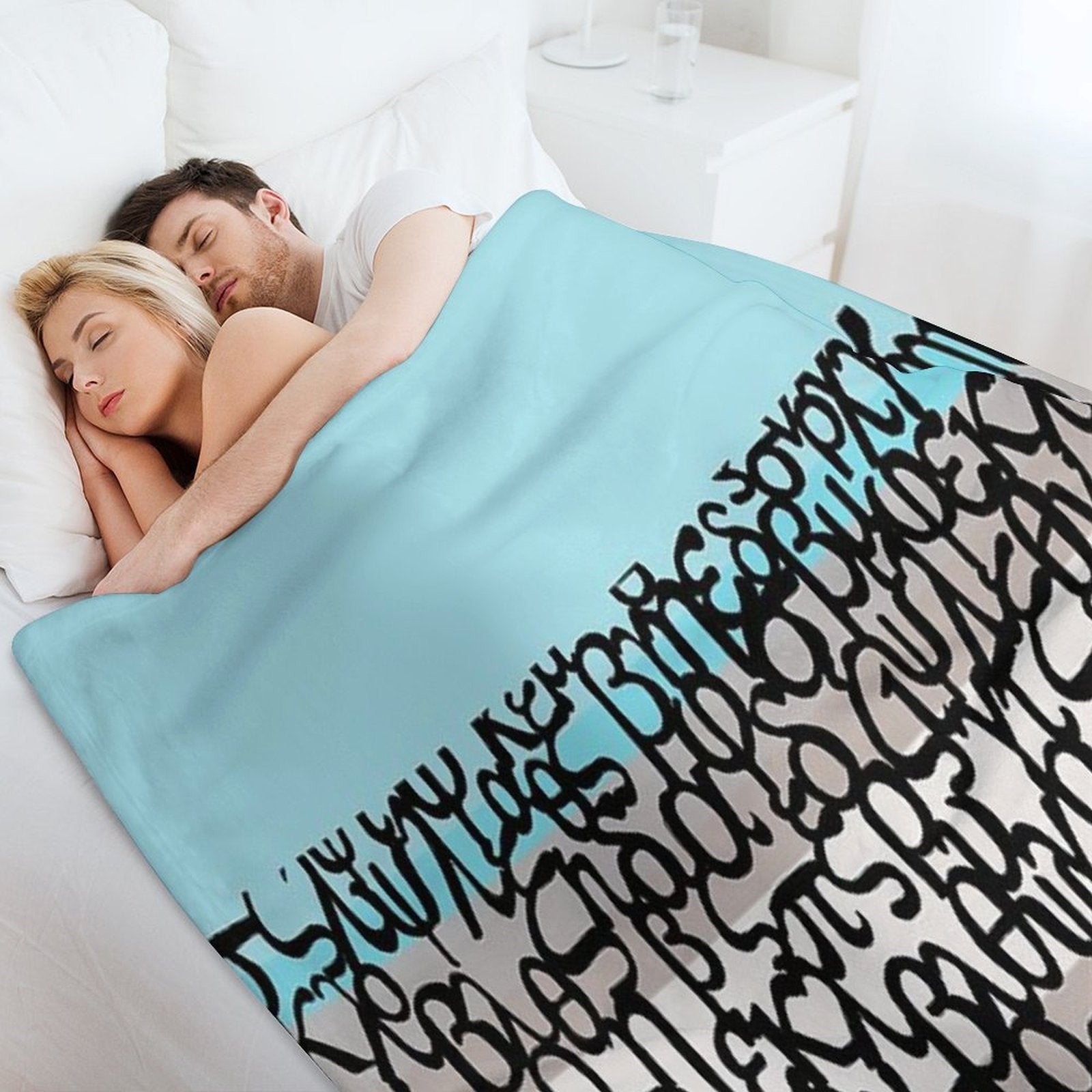 Colours of Greece Easy Care Throw Blanket