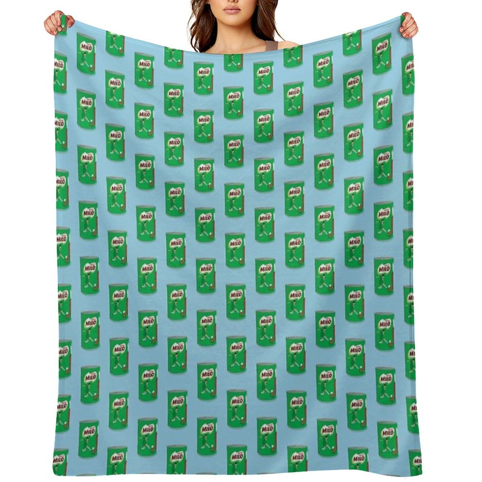 Milo Chocolate Powder Quick-dry Throw Blanket