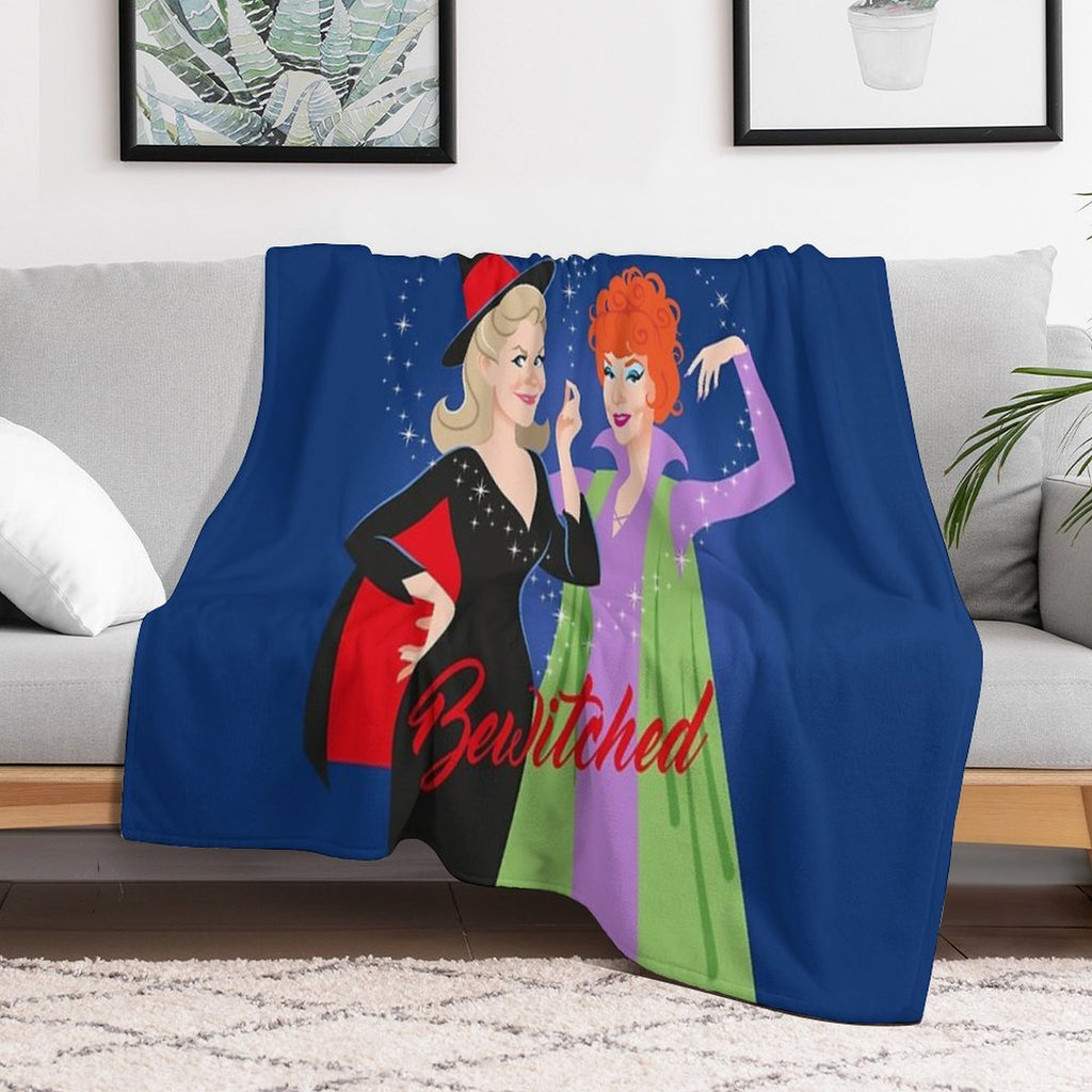 Bewitched Ladies Travel-friendly Throw Blanket