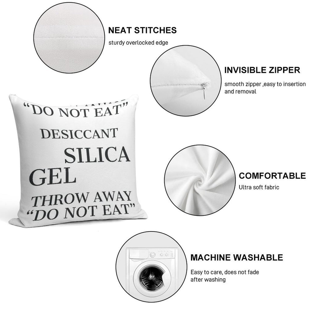Silica Gels Soft Warmth Comfort Throw Pillow