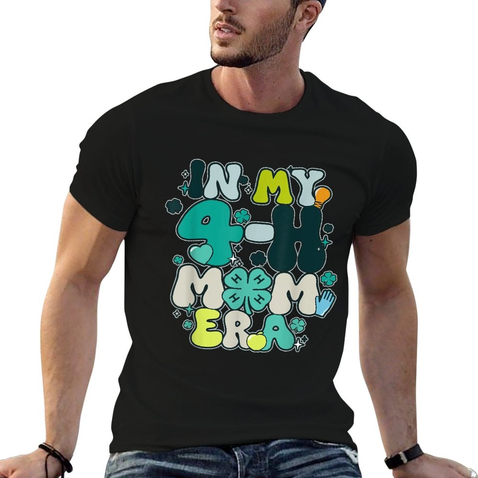 In My 4-H Mom Era Apparel  Wrinkle-resistant T-Shirt