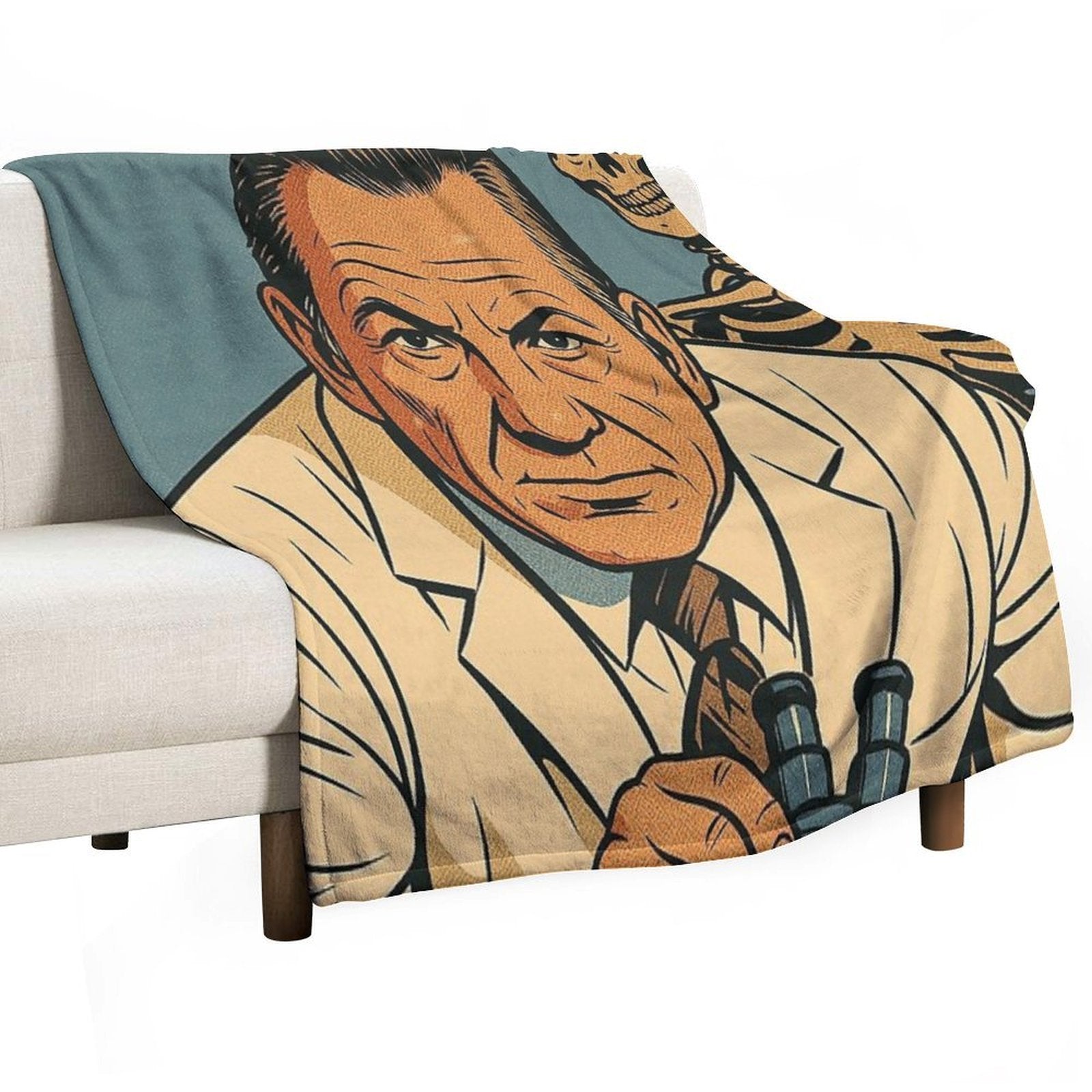 Quincy, Crime Series 70s Versatility Throw Blanket